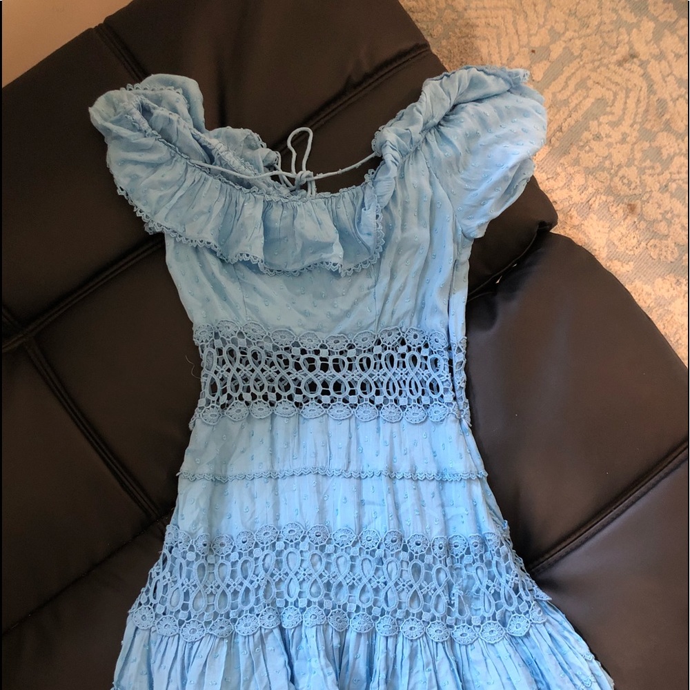 FREE PEOPLE BLUE DRESS